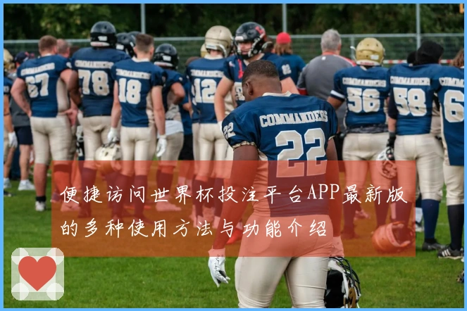 便捷访问世界杯投注平台APP最新版的多种使用方法与功能介绍